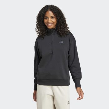 Φούτερ ADIDAS Half Zip All Szn Μαύρη