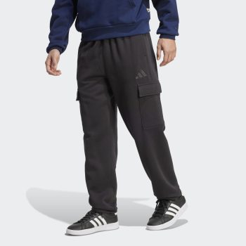 Παντελόνι ADIDAS All Season Fleece Cargo Μαύρο