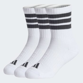 Παιδικές Κάλτσες ADIDAS 3S Crew Μακριές Λευκές