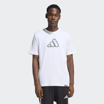 T-Shirt ADIDAS MTS Track Λευκό