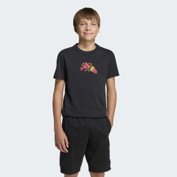 Παιδικό T-Shirt ADIDAS Food Μαύρο