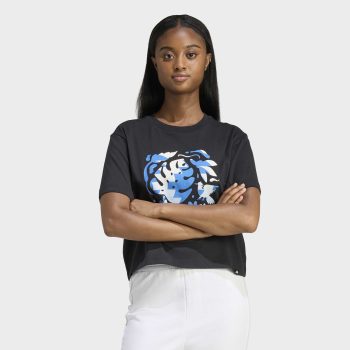 Γυναικείο T-Shirt ADIDAS Hot Community Μαύρο