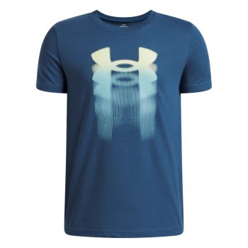 Παιδικό T-Shirt UNDER ARMOUR Logo Blur Γαλάζιο
