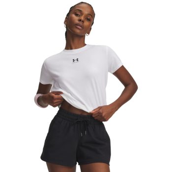 Γυναικείο T-Shirt UNDER ARMOUR Rival Core Λευκό