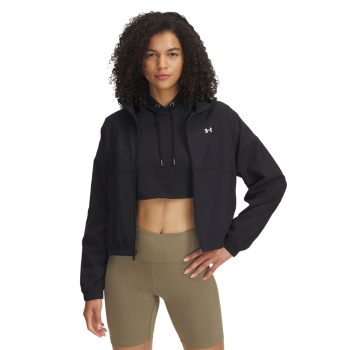 Γυναικεία Ζακέτα UNDER ARMOUR Rival Woven Μαύρο