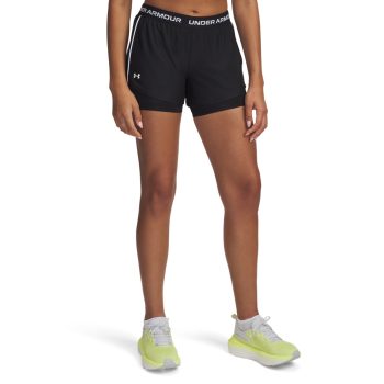 Γυναικείο Σορτς UNDER ARMOUR Tech Play Up 2in1 Μαύρο