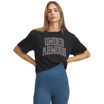 Γυναικείο T-Shirt UNDER ARMOUR Rival OS Campus Μαύρο