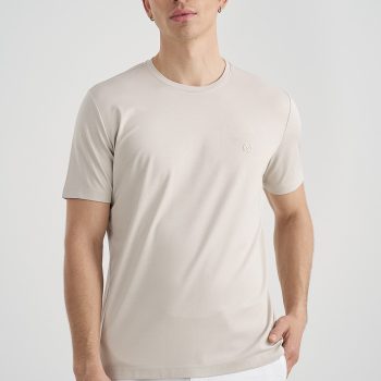 T-Shirt MONTE NAPOLEONE Μονόχρωμο Μπεζ