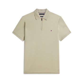 Polo TOMMY HILFIGER Interlock Zip Μπεζ