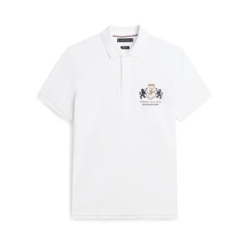 Polo TOMMY HILFIGER Im Icon Λευκό
