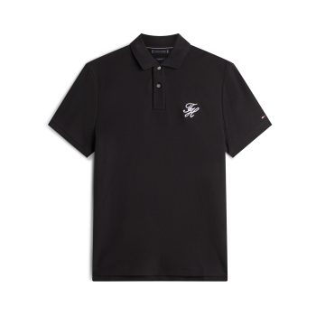 Polo TOMMY HILFIGER Script Μαύρο