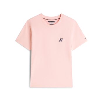 T-Shirt TOMMY HILFIGER Script Monogram Ροζ
