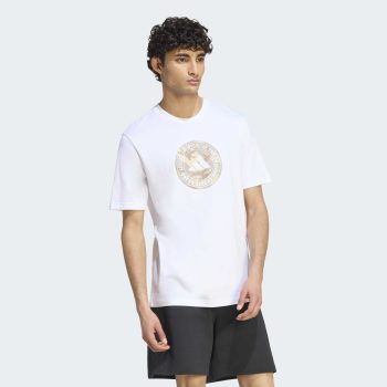 T-Shirt ADIDAS Camo Cir Λευκό