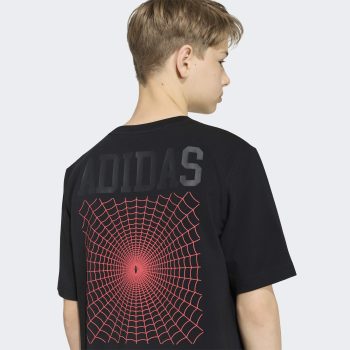 Παιδικό T-Shirt ADIDAS J Marvel SM GFX Μαύρο