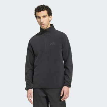 Φούτερ ADIDAS Half Zip MT ESS Μαύρο