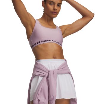 Bra UNDER ARMOUR Crossback Mid Μωβ