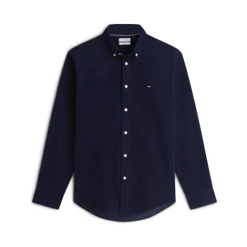 Πουκάμισο TOMMY HILFIGER Solid Corduroy Μπλε