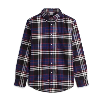 Πουκάμισο TOMMY HILFIGER Hero Flannel Tartin Check Μπλε