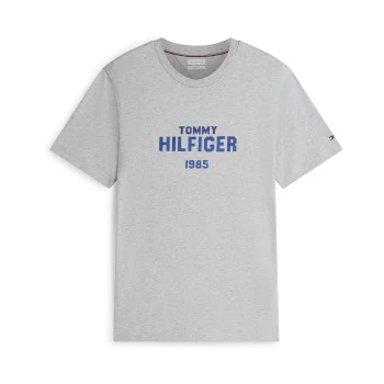 T-Shirt TOMMY HILFIGER Brand Love Stack Γκρι