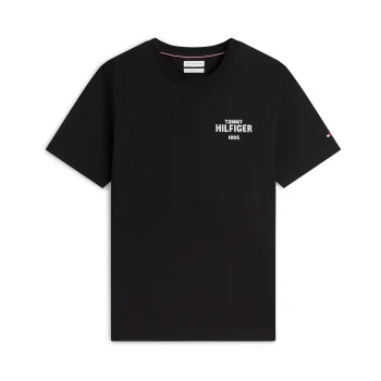 T-Shirt TOMMY HILFIGER 1985 Graphic Μαύρο