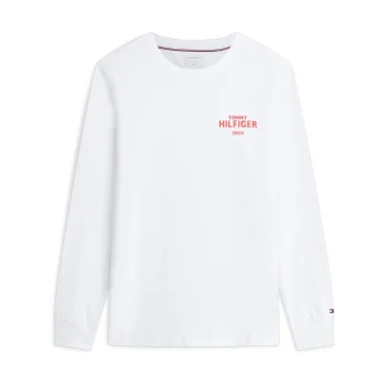 Μακρυμάνικο T-Shirt TOMMY HILFIGER 1985 Graphic Λευκό